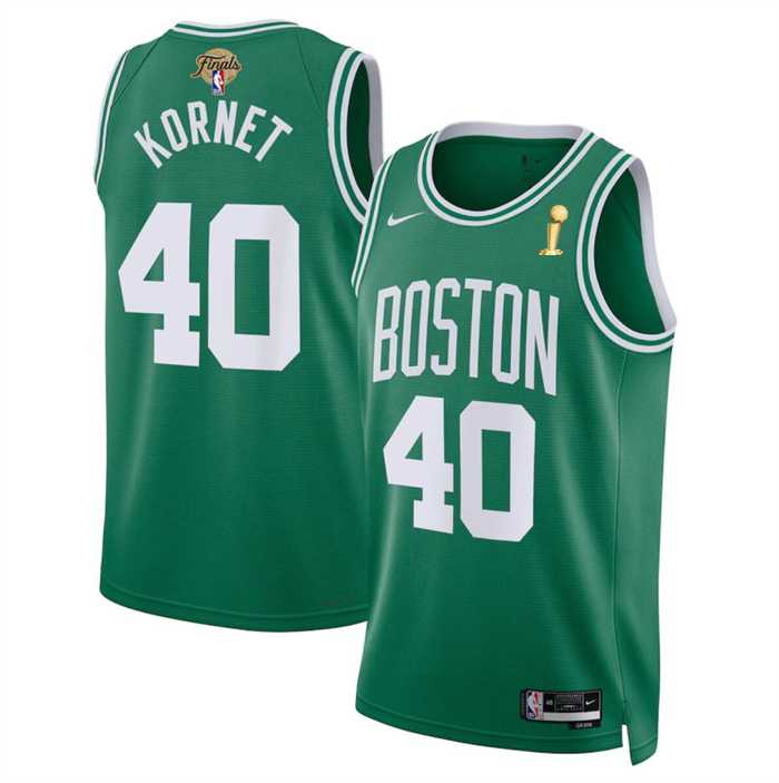 Men's Boston Celtics #40 Luke Kornet Kelly Green 2024 Finals Champions Icon Edition Stitched Basketball Jersey Dzhi,We sell and wholesale Men's Boston Celtics #40 Luke Kornet Kelly Green 2024 Finals Champions Icon Edition Stitched Basketball Jersey Dzhi on line form chian!
